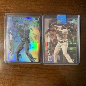 Randy Arozarena Topps Chrome Negative/Sepia Rookie